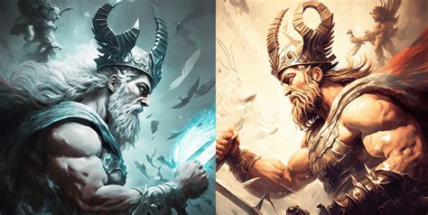 Norse Mythology Vs. Greek Mythology - Viking Style