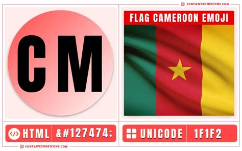 Flag Cameroon Emoji Copy Paste, Meaning | Unicode