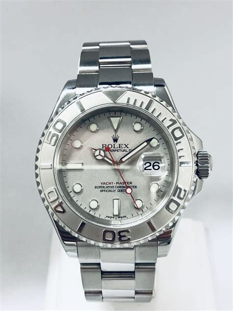 Rolex - Yachtmaster 40mm Platinum Bezel - 16622 - Stainless Steel