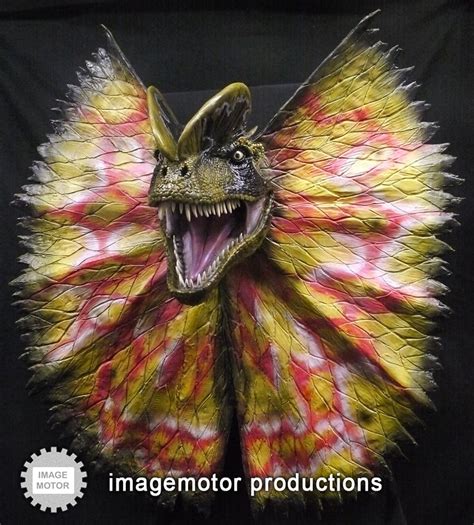 Life size Dilophosaurus spitter dinosaur head prop replica | Etsy