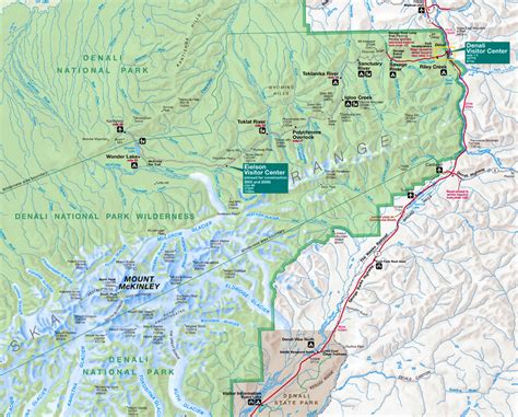 Map/ Location - Denali National Park and Preserve