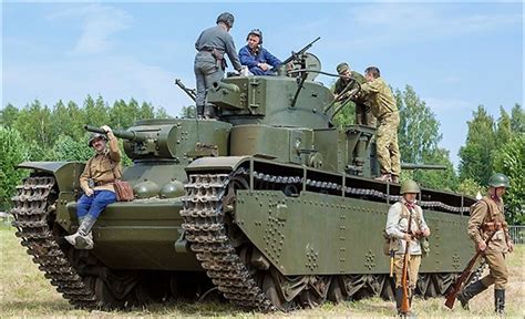 Surviving T-35 Soviet WW2 Heavy Tank at the Kubinka Tank Museum