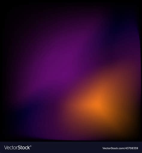 Background with purple black and orange gradient Vector Image