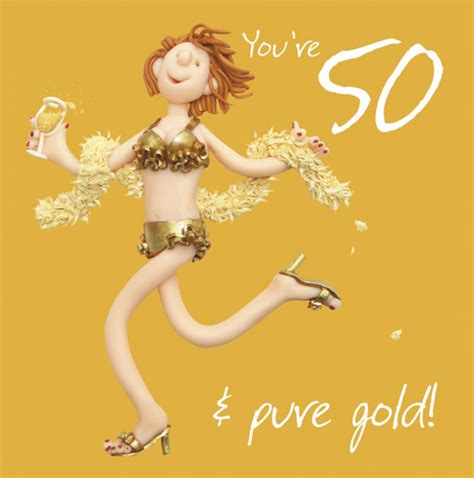 Female 50th Birthday Card Greeting Card One Lump or Two | Cards | Love ...