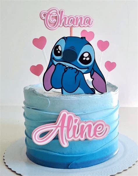 Lilo and Stitch Birthday Cake Ideas Images (Pictures) | Stitch cake, Cake designs birthday ...