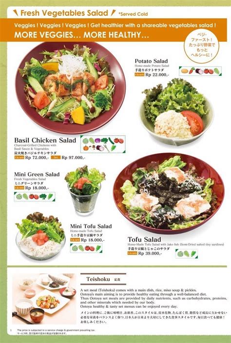 Ootoya Menu, Menu for Ootoya, Tanjung Duren, Jakarta - Zomato Indonesia