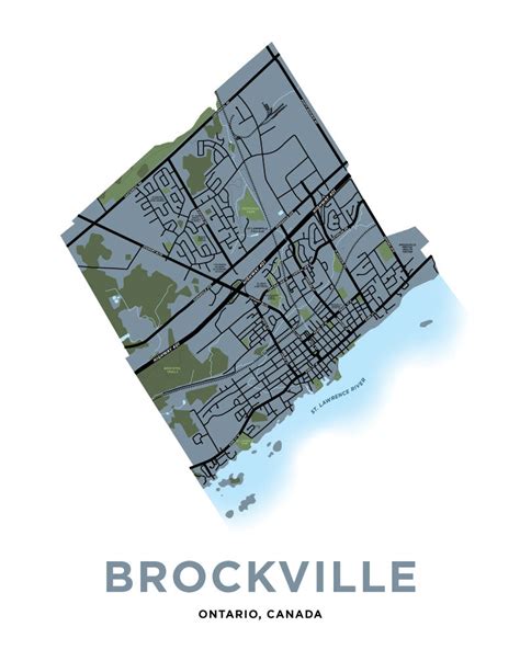 Brockville Map Print – Jelly Brothers