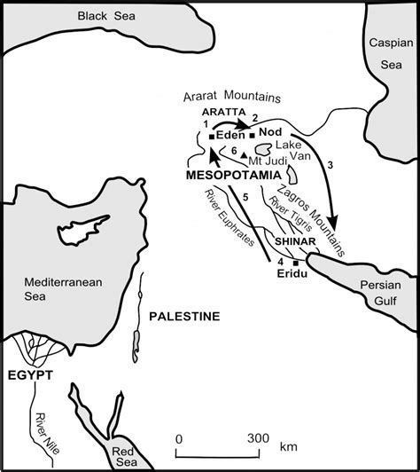 The Four Rivers Of Garden Eden Chart | Fasci Garden