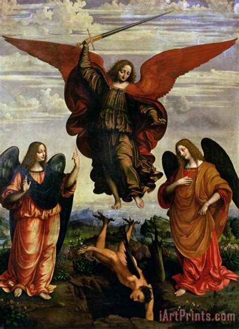 Marco DOggiono The Archangels triumphing over Lucifer painting - The ...