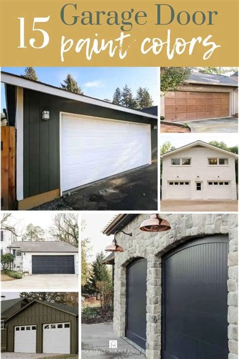 15 Amazing Garage Door Paint Ideas - Making Manzanita in 2023 | Garage door paint, Garage door ...