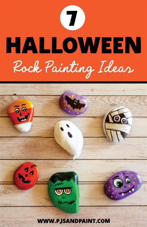 7 Halloween Rock Painting Ideas | Easy Halloween Crafts for Kids