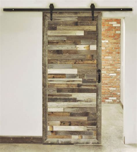 AllBarnWood "Bretton" Style Rustic Reclaimed Wood Sliding Barn Door, Decorative Farmhouse Indoor ...