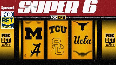 FOX Bet Super 6: $25,000 up for grabs in college football Week 6 contest