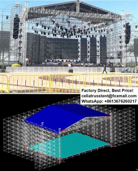 Truss roof for concert stage,outdoor stage tent roof system | Outdoor stage, Concert stage ...