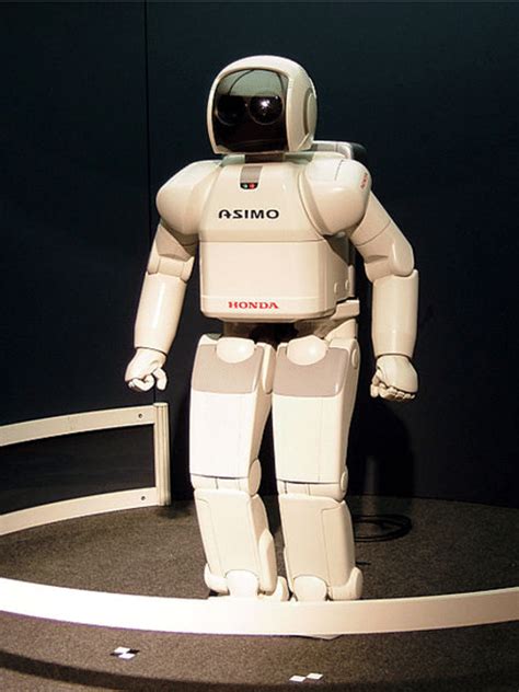 Asimo robot (source https://commons.wikimedia.org). This robot was ...