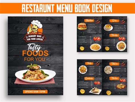 Restaurant Menu Book Design. Menu Card Design. on Behance