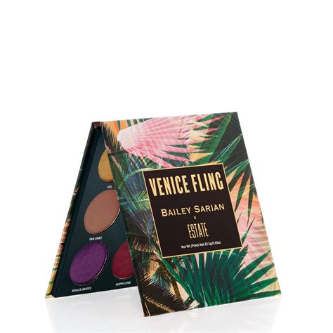 X Bailey Sarian Venice Fling Eyeshadow Palette | Estate Cosmetics | Cruelty Free and Vegan