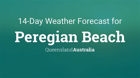 Peregian Beach, Queensland, Australia 14 day weather forecast