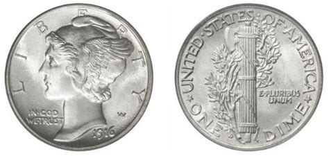 The 1916-D is the Key Date Rarity of the Mercury Dime Collection