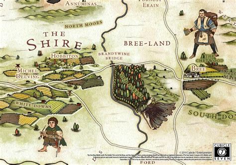 The Lord of the Rings RPG map reveal