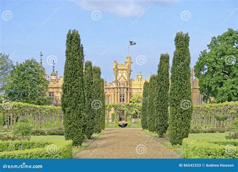 Knebworth House and Gardens Editorial Stock Photo - Image of county ...