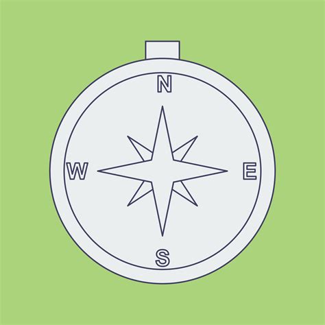 Compass Vector Icon 23556011 Vector Art at Vecteezy