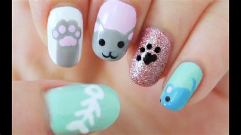 Kitty Cat Nails - YouTube