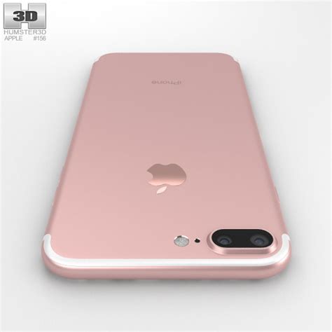 Apple iPhone 7 Plus Rose Gold 3D model - Humster3D