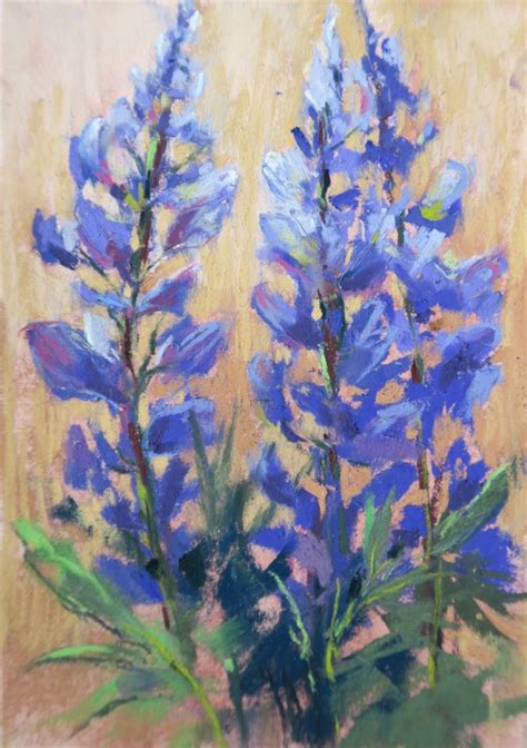 Tips for Painting Lupines | Art painting gallery, Original art painting ...