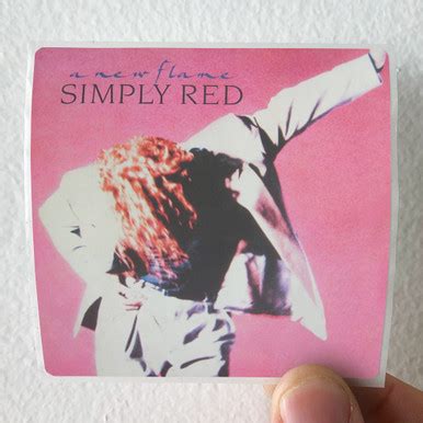 Simply Red A New Flame Album Cover Sticker