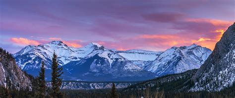 Sunrise At Fairmont Banff Springs Hotel