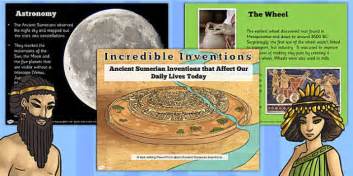 Ancient Sumerian Inventions Informative PowerPoint - sumer