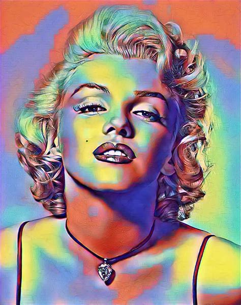 Marilyn Monroe Pop Art USA Digital Art by Art by Sascha Schuerz - Pixels