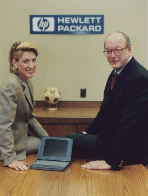 Carly Fiorina and Lew Platt - Hewlett-Packard History