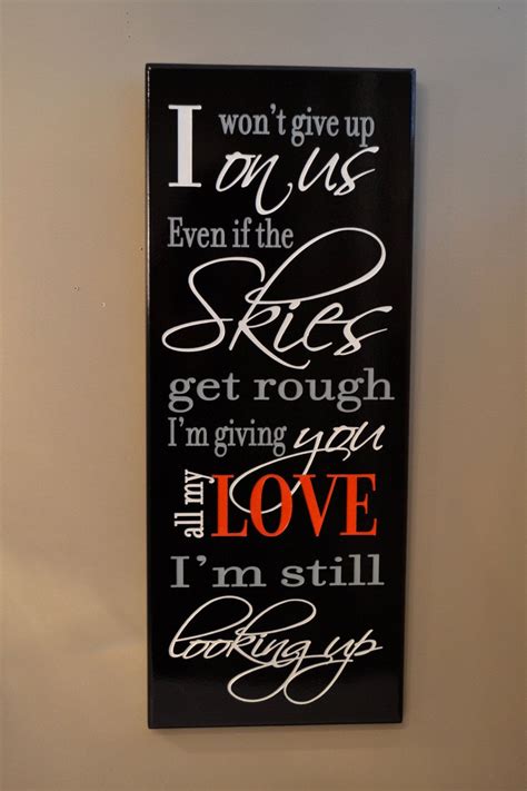 Personalized Love Quote Sign, Carved Painted Wood Plaque Customized Gift for Anniversary or ...