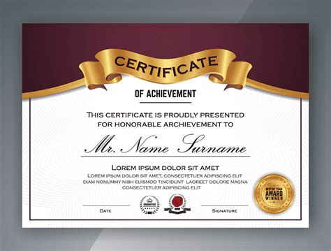 Multipurpose Professional Certificate Template Design. il, png | PNGEgg