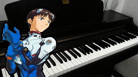 Neon Genesis Evangelion OP - A Cruel Angel's Thesis (Easy Piano Cover) - YouTube