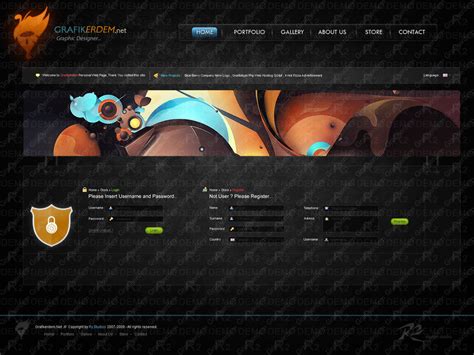 Web Site Template Login Form by Grafikerdem on DeviantArt