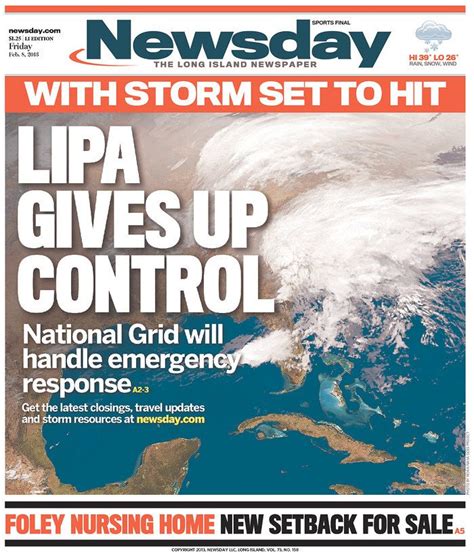 Newsday, published in Long Island, New York USA | Long island, National ...