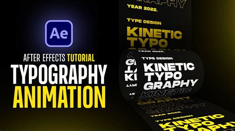 After Effects Tutorial - Dynamic Typography Animation in After Effects