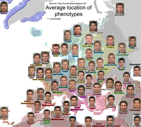 Human Phenotypes Mapped - Vivid Maps