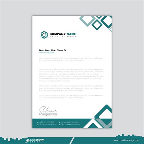 Download Professional Letterhead Template Design Free Vector ...