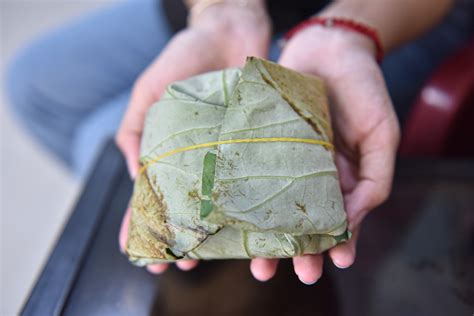 Sticky rice wrapped in lotus leaves: A fragrant twist on a Vietnamese ...