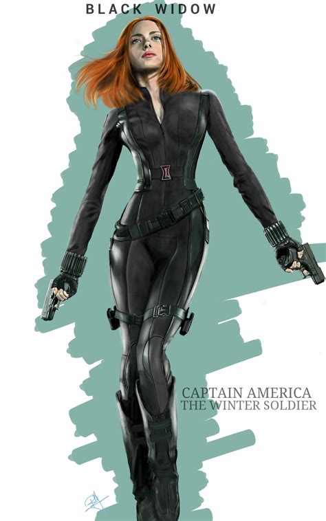 Black Widow Captain America the winter soldier by billycsk on DeviantArt