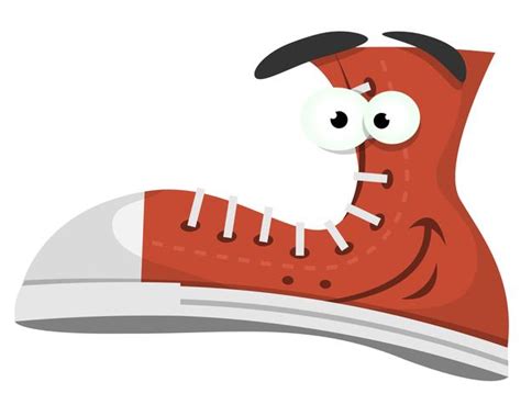 Funny Shoe Character 264879 Vector Art at Vecteezy