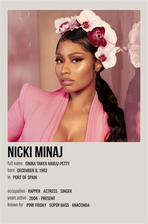 nicki minaj | Nicki minaj, Nicki minaj poster, Minimalist music