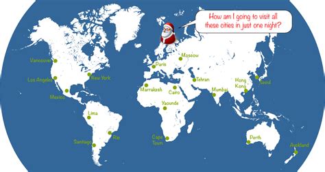 Santa Routing and Heuristics in Operations Research | Science4All