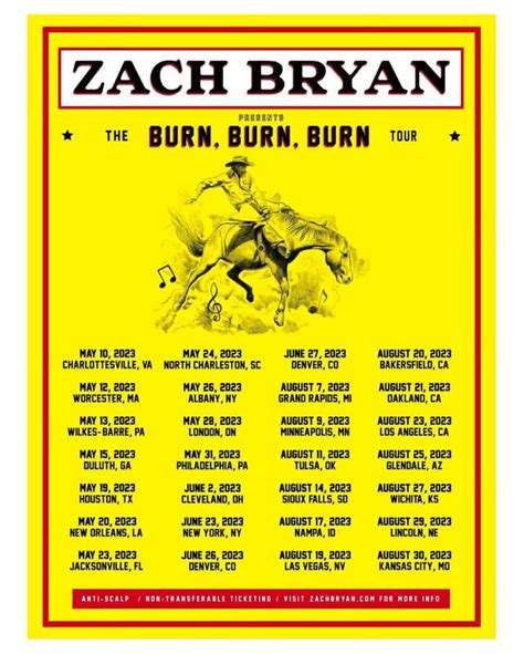 Fans can register to get tickets for Zach Bryan’s “Burn, Burn, Burn ...