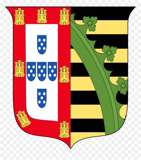 Bragança Saxe Coburgo Gota - Bulgaria Wettin Coat Of Arms, HD Png Download - vhv