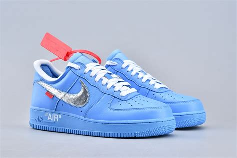 2019 OFF-WHITE x Air Force 1 Low ’07 “MCA” University Blue - FavSole.com